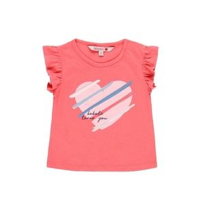 🥑BOBOLI Baby Girl’s Pink Heart T-Shirt “boboli loves you”